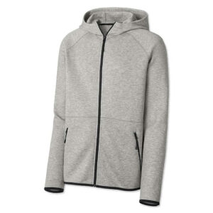 Sport-Tek Phenom Midweight Zip Hoodie blank apparel front view