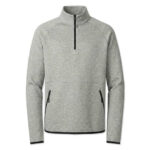 Sport-Tek Phenom Midweight Quarter Zip Sweatshirt blank apparel front view