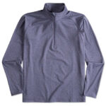 Sport-Tek Performance Quarter Zip Pullover blank apparel front view