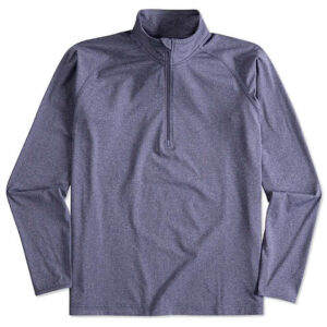 Sport-Tek Performance Quarter Zip Pullover blank apparel front view