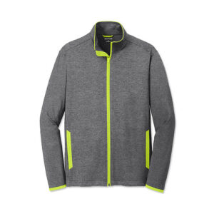 Sport-Tek Sport-Wick Stretch Full Zip Jacket blank apparel front view