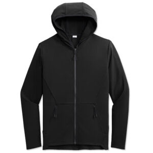 Sport-Tek Circuit Midweight Zip Hoodie blank apparel front view