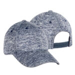 Sport-Tek Electric Heather Performance Hat blank apparel front view