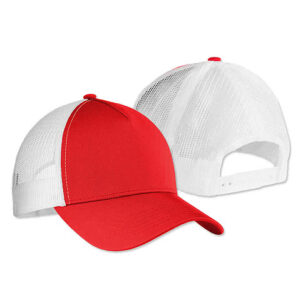 Sport-Tek Competitor Mesh Back Trucker Hat blank apparel front view