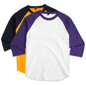 Sport-Tek Raglan T-shirt blank apparel front view