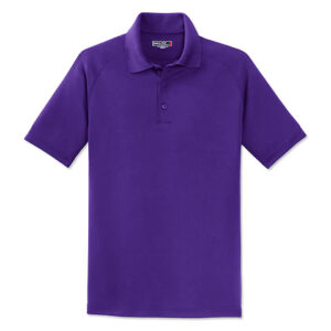 Sport-Tek Dry Zone Raglan Performance Polo blank apparel front view