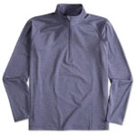 Sport-Tek Tall Performance Quarter Zip Pullover blank apparel front view