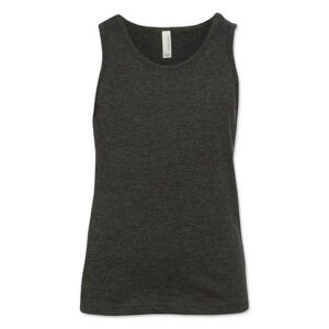 Bella + Canvas Heather Jersey Blend Tank blank apparel front view