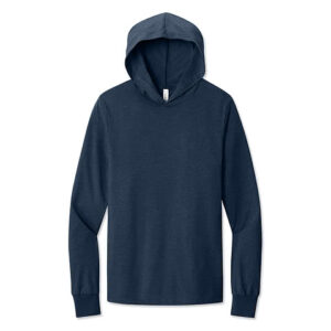 Bella + Canvas Jersey Lightweight Pullover Hoodie blank apparel front view