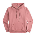 Bella + Canvas Ultra Soft Drop Shoulder Pullover Hoodie blank apparel front view