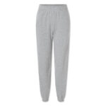 Bella + Canvas Youth Sponge Fleece Closed Bottom Sweatpants blank apparel front view