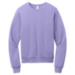 Bella + Canvas Sponge Fleece Crewneck Sweatshirt blank apparel front view