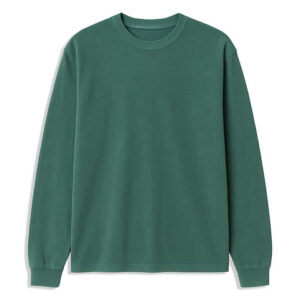 Bella + Canvas Heavyweight Garment-Dyed Long Sleeve T-shirt blank apparel front view