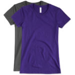 Bella + Canvas Women's Slim Fit Favorite T-shirt blank apparel front view