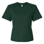 Bella + Canvas Women's Drop Shoulder Heavyweight T-shirt blank apparel front view