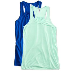 Bella + Canvas Canada - Bella + Canvas Women's Flowy Racerback Tank blank apparel front view