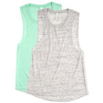 Bella + Canvas Women's Flowy Muscle Tank blank apparel front view