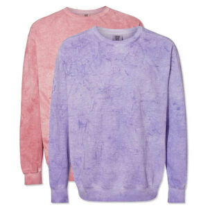 Comfort Colors Colorblast Crewneck Sweatshirt blank apparel front view
