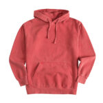 Comfort Colors Hooded Sweatshirt blank apparel front view
